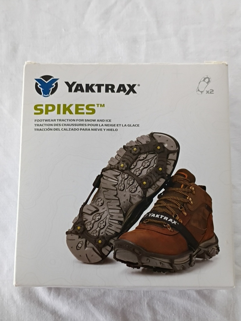 NIB Yaktrax Spikes Size S/M Traction For Snow And Ice Winter